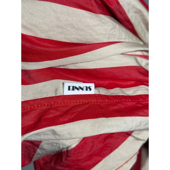 Sunnei Red Striped Button Up - Picture 4 of 6